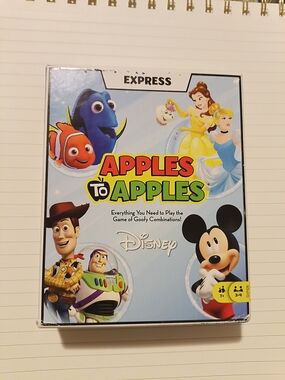 Disney Apples to Apples Family Card Game - Blue Box